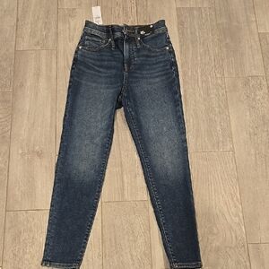 Express High Rise Blue Jeans